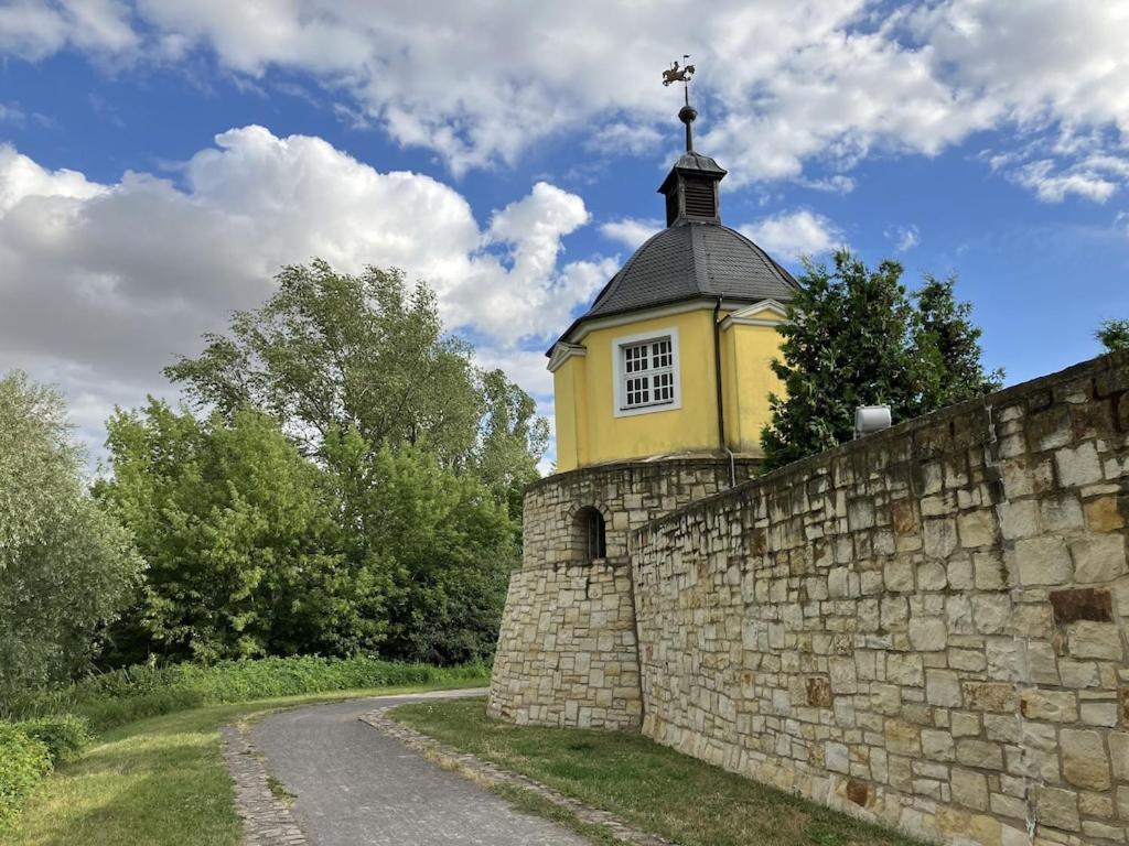 "Ferienwohnung Am Schloss" - Ferienwohnung Mit Blick Auf Das Barbyer Schloss, 5 Gehminuten Bis Zur Elbe Dış mekan fotoğraf